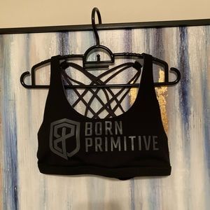 New. Born Primitive Vitality Sports Bra. Black